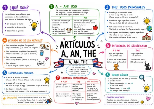 Mapa mental de inglés